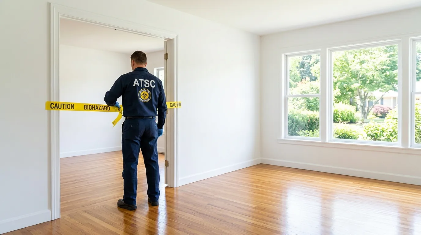 Certified biohazard cleanup crew performing Trauma Scene Cleanup in Greater Upper Marlboro